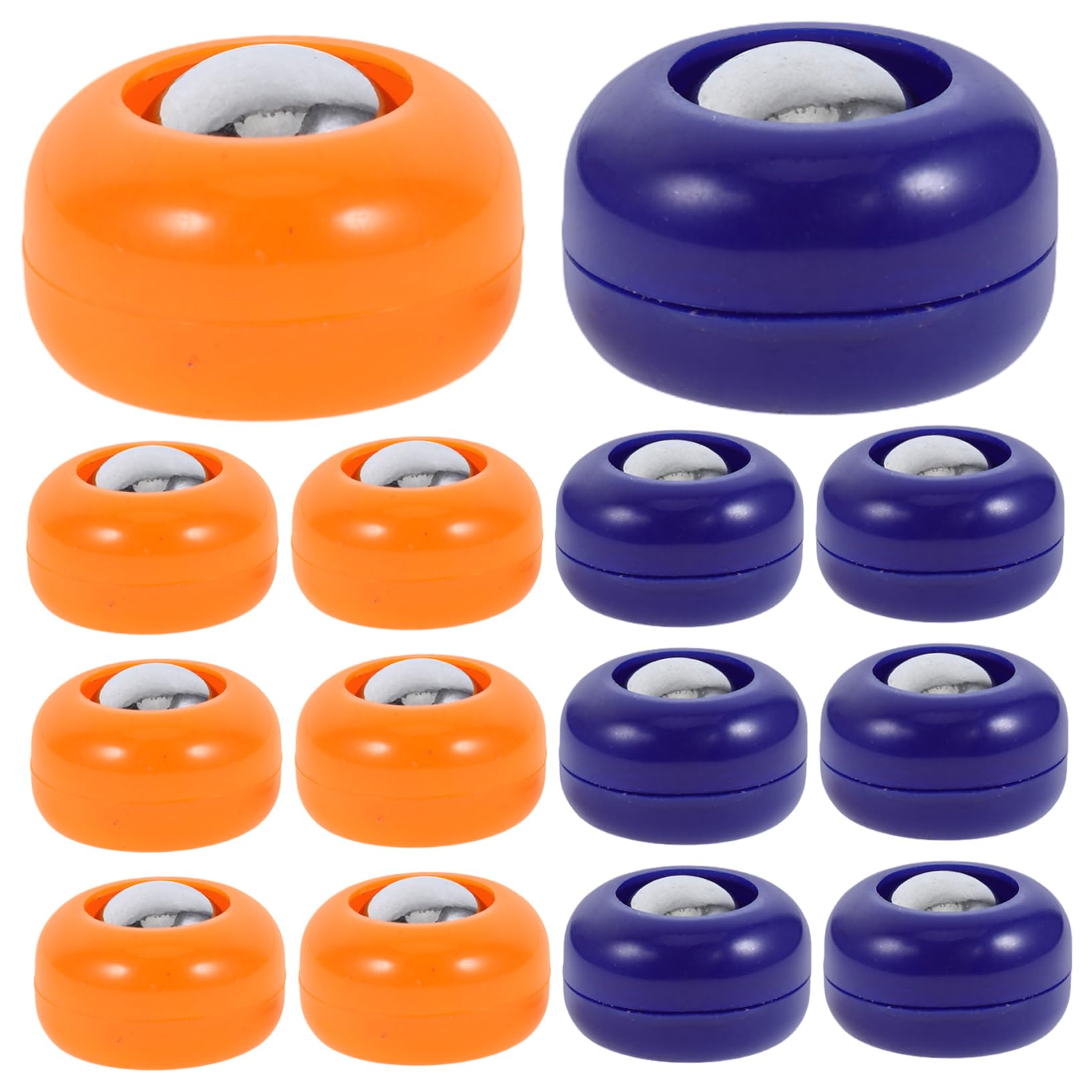 YARNOW Lot de 20 Mini Palets et Boules de Curling en PP Multifonctionnels pour Jeux de Société en Intérieur, Équipement Polyvalent pour Fêtes et Amateurs de Sport