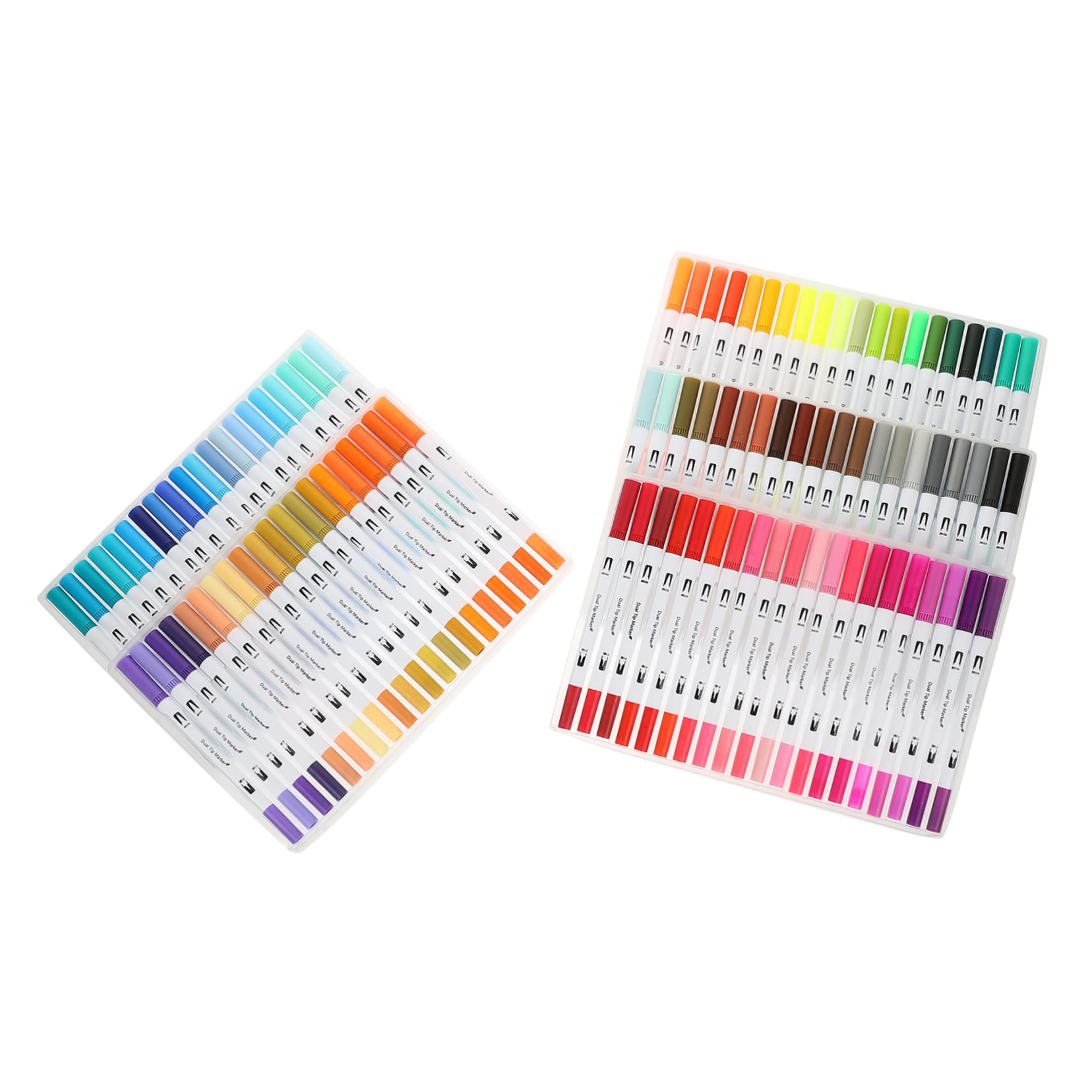 DOITOOL 100stücke Kunstpinselmarker Mit Feiner Spitze Pinselspitze Farbstiftmarker Zum Malen Von Büchern Schreiben Planen Von Kunstprojekten Malzubehör Kompakt Und Tragbar