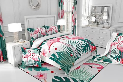 Miniatura 9 de Erosebridal Juego de ropa de cama de plumas atrapasueños, tamaño Queen, para niños, niñas, adolescentes, funda de edredón bohemia con mandala