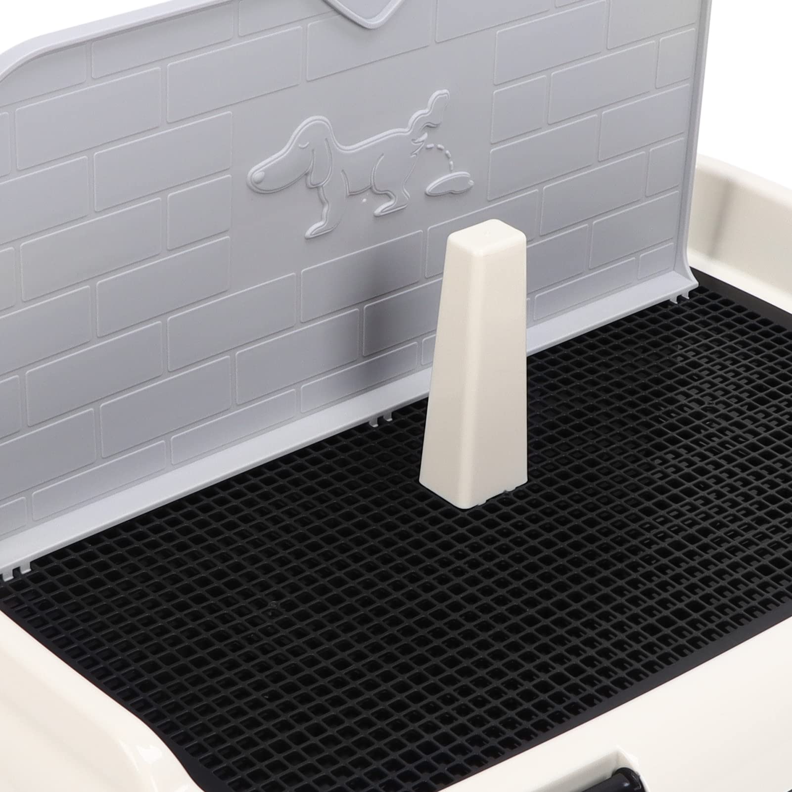 Hundetoilette Hundetoilette Für Kleine Hunde Welpentoilette Hunde Toilette Welpentoilette Für Kleine Hunde,Schwarz Hundetöpfchen Bodenschutz Kunststoff für das Training für Hunde