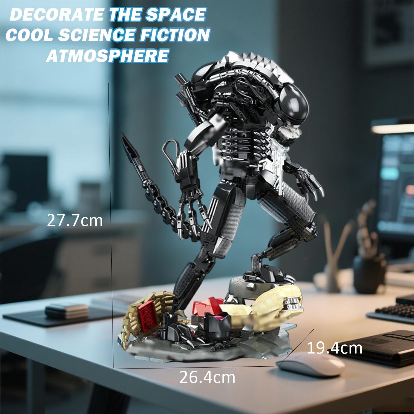 SANFUNET Xenomorph Mech Warrior Building Sets, Ideas Action Figure Building Blocks - Image 2