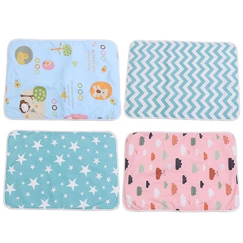 Miniatura 7 de Tapete cambiador de bebé ultra suave y lavable de algodón para orina para pañales, funda de cambiador desechable, sanitario, para bebés y niños