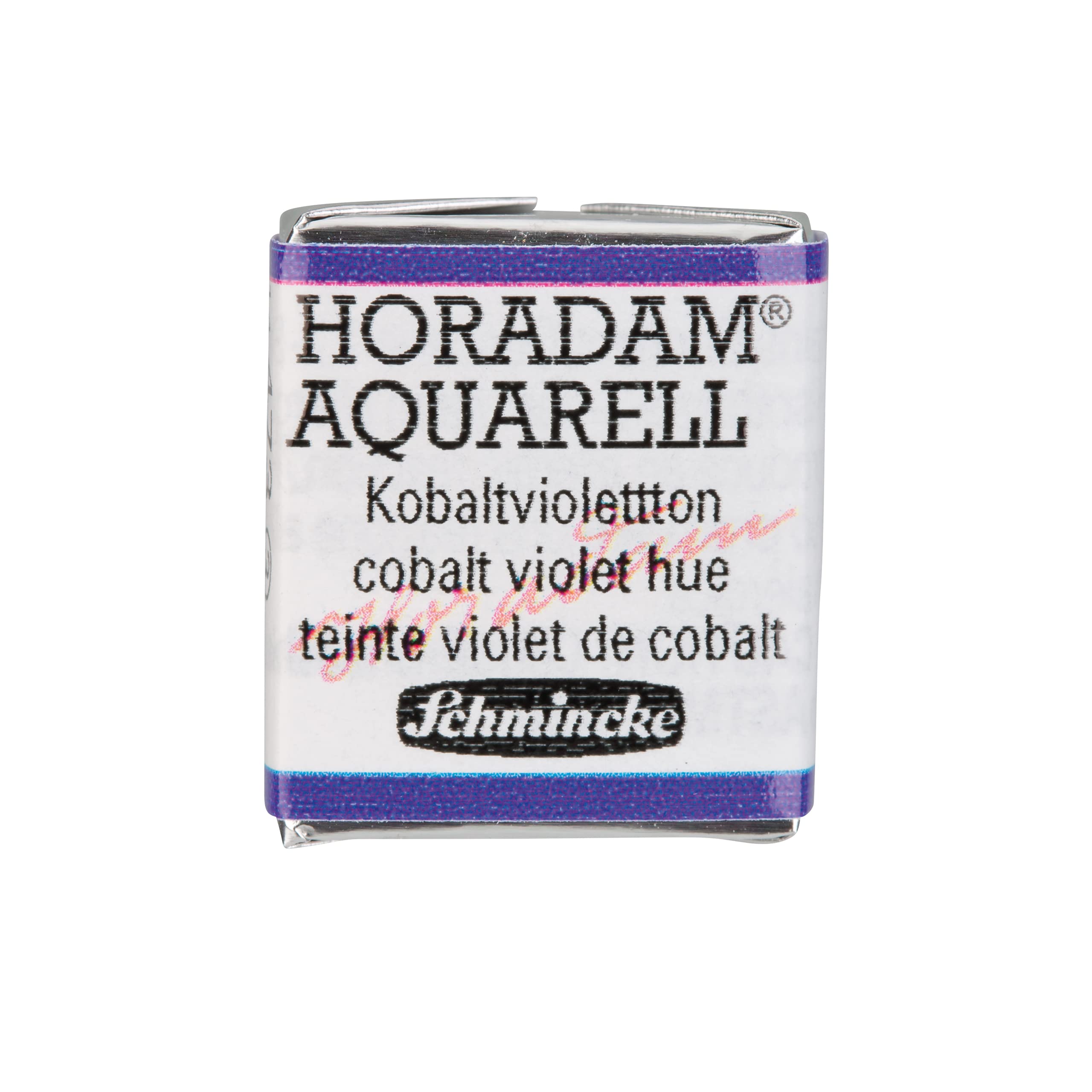 Schmincke - HORADAM® AQUARELL - finest artists' watercolour paints, 473 Cobalt Violet, 14 473 044, 1/2 pan