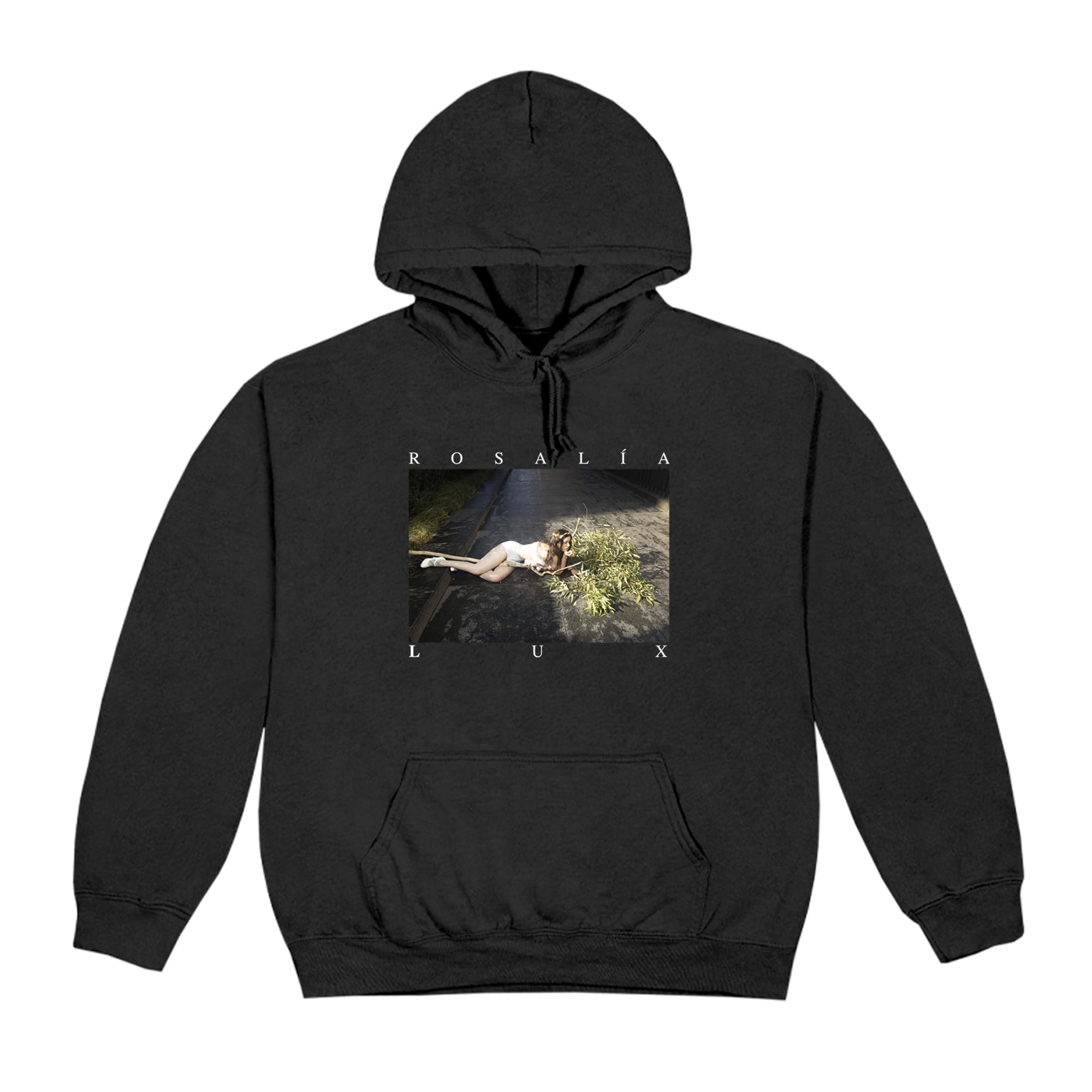 ROSALÍA unisex-adult Official Merch Rosalía Lux Photo Hoodie Black, Black, M