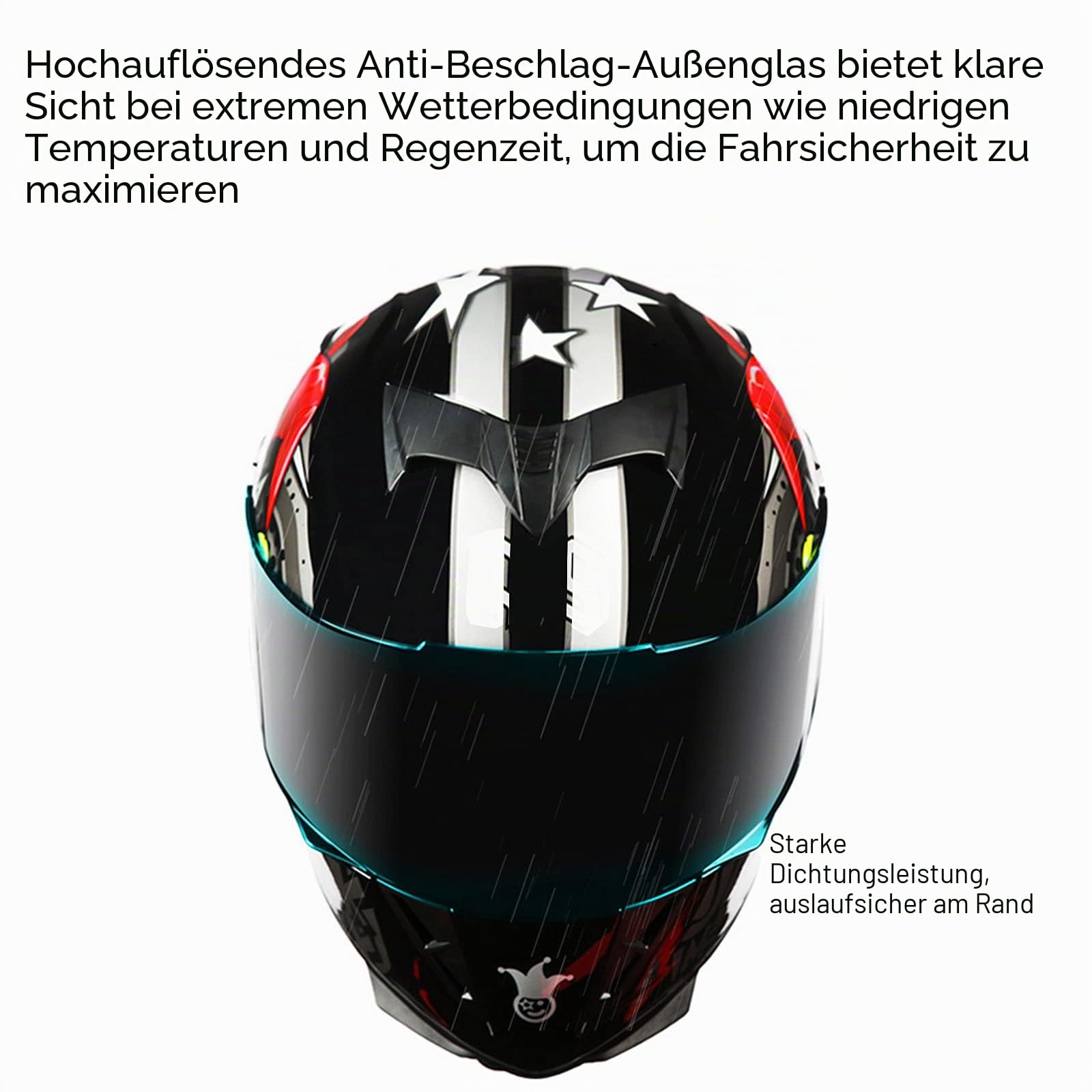 Integralhelm Motorradhelm Flip-Up Modular-Helm Sturzhelm Rollerhelm Erwachsener Herren & Damen Klapphelm Full-Face Motorcycle Helmet Stoßfester Mopedhelm DOT/ECE-Zertifizierung,Grün,M