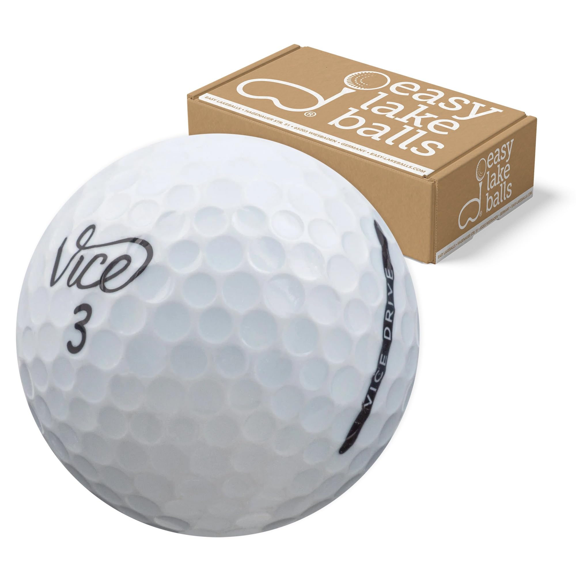 Easy Lakeballs 50 Vice Drive BALLES DE Golf RÉCUPÉRATION/Lake Balls - QUALITÉ AAA/AA (A/B Grade)