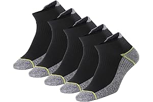 Kodal Copper Ankle Athletic Running Ankle Socks for Men: Premium Moisture Wicking Odor Control Socks
