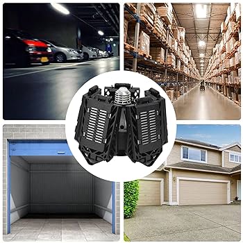 Amazon.co.jp : LEDガレージライト、180W 18000LM変形可能な