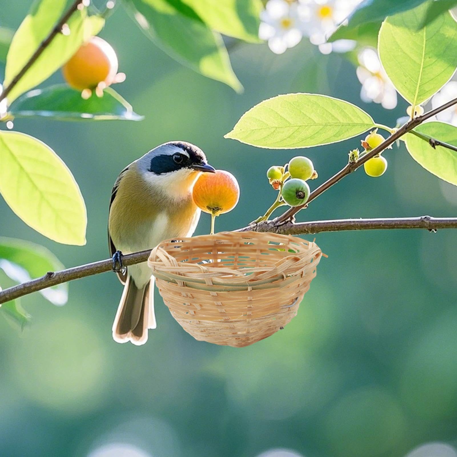 CIOTOLE PER NIDIFICAZIONE Uccellini Canarini Gabbia Per Allevamento Pappagalli Colibrì Casa - Foto 13