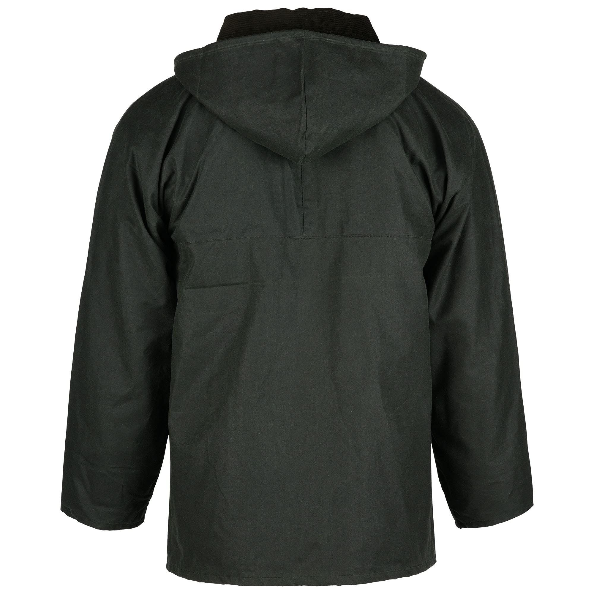 Romneys Chaqueta de cera inglesa forrada – El original | Robusto impermeable y cortavientos | Cálido y forrado como chaqueta de invierno con capucha