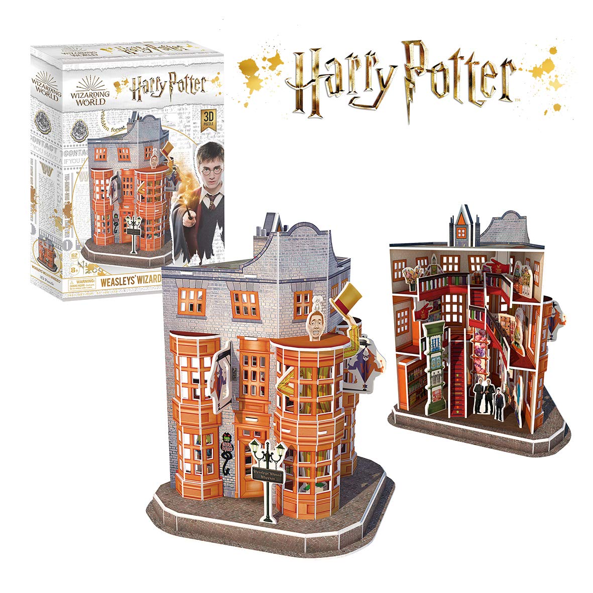 Amazon | 3Dパズル ハリーポッター ダイアゴン横丁 ウィーズリー
