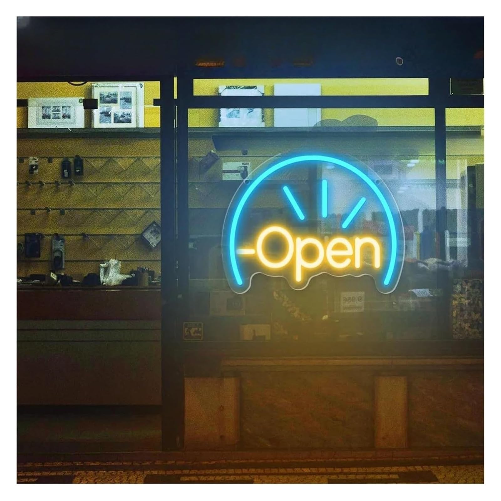 lampe au néon Décoration lumineuse au néon ouverte pour enseignes LED pour magasins bars restaurants cafés salons de manucure