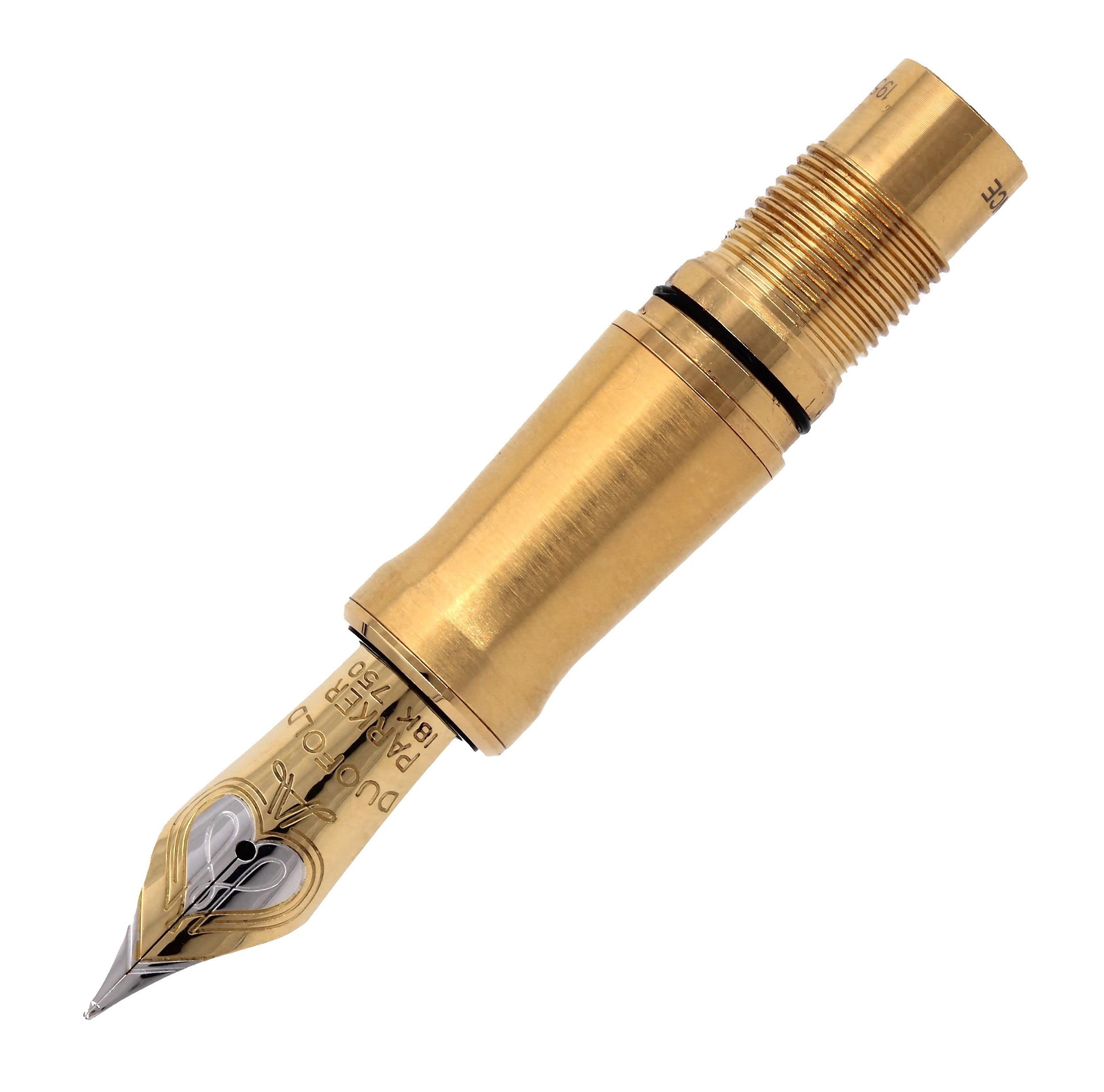 Parker Duofold Füllfederhalter – Perle & Schwarz, Mittlere Feder, In Geschenkverpackung