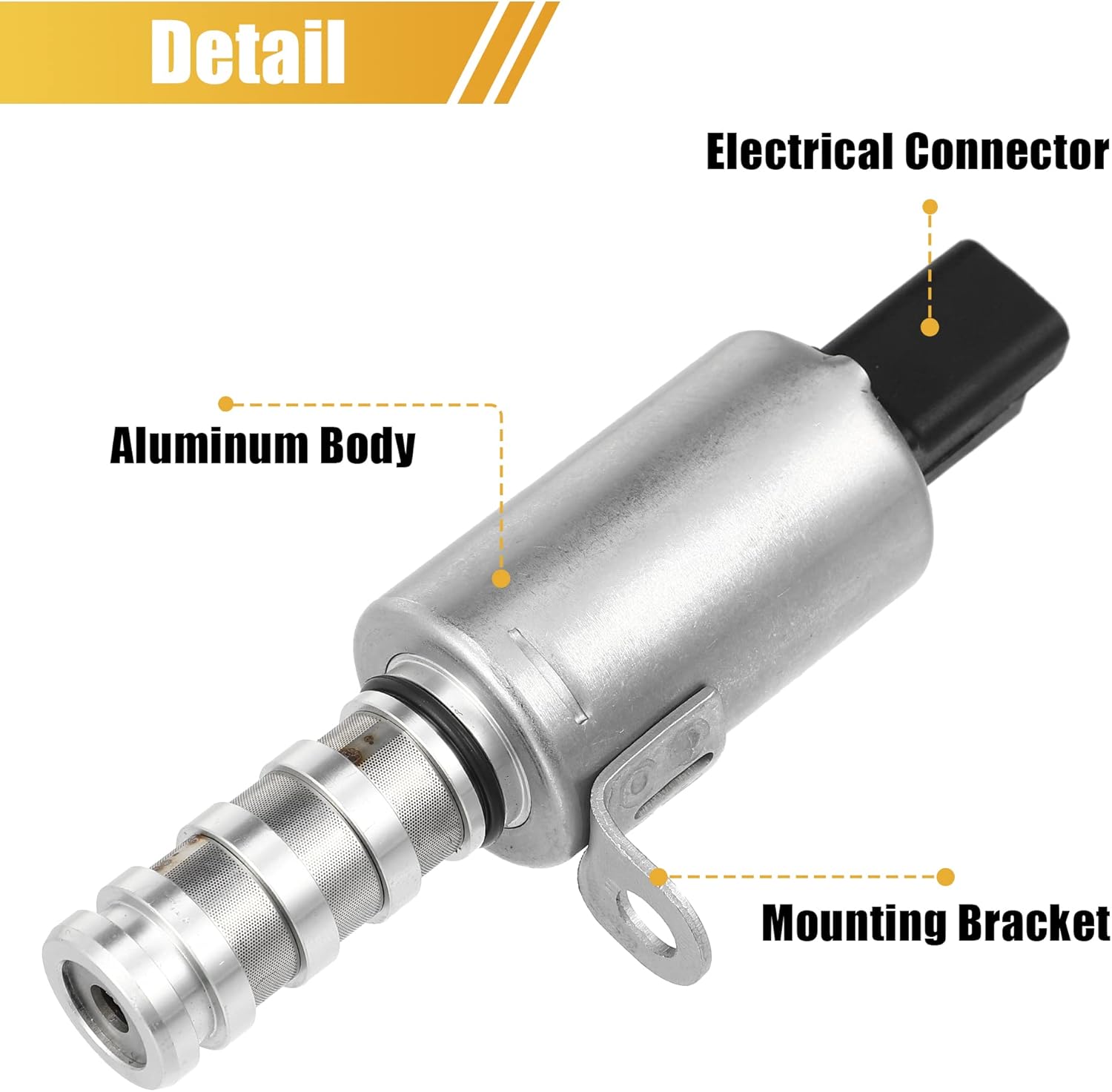 X AUTOHAUX 11368610388 11367604292 Engine Variable Timing Oil Control Valve Solenoid for Mini Cooper 2007-2016 for Mini Cooper S R55 R56 R57 R58 R60 R61 2007-2016 1.6L