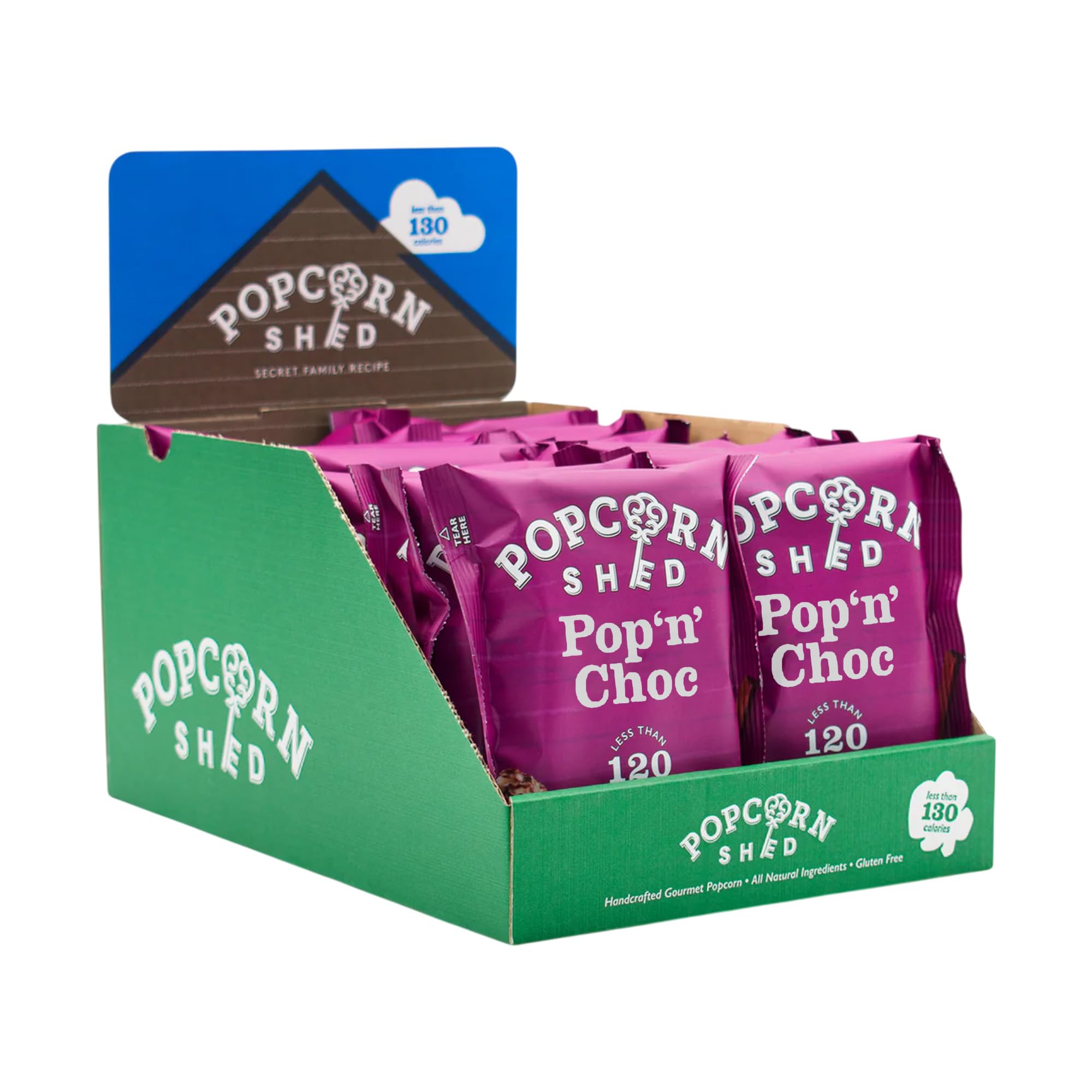 Popcorn Shed Pop N Choc Popcorn Snack Pack