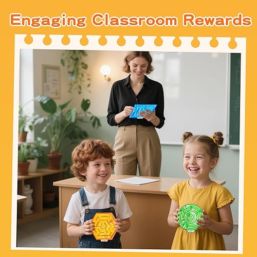 Miniatura 13 de Juguetes sensoriales para ansiedad, paquete de 5 juguetes sensoriales de laberinto para aliviar la ansiedad y el estrés, niños con autismo