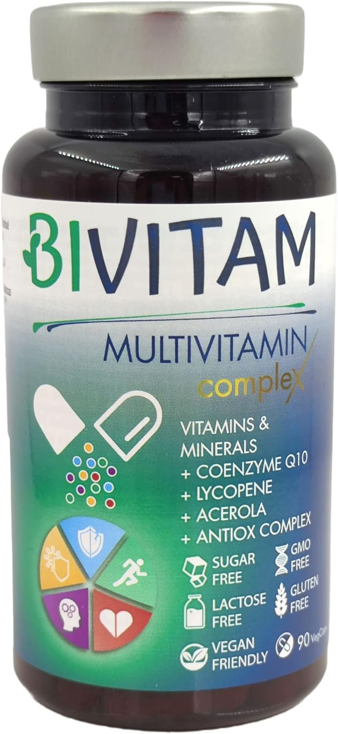 Multivitamines et Minéraux 3 mois 23 Micronutriments Vegan Avec