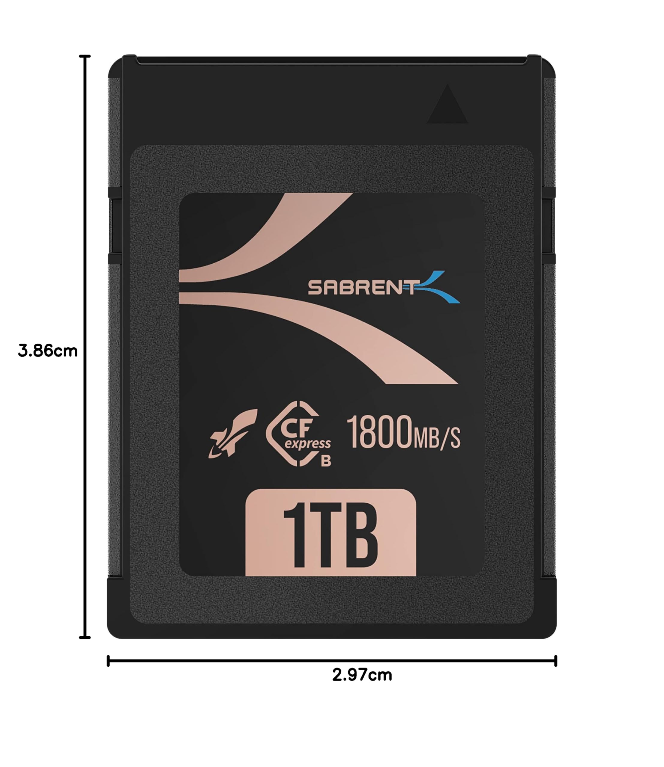 SABRENT Karta pamięci CFexpress Type B pro 1 TB, Rocket CFX, prędkość ekspresowa do R1800MB/s W1700MB/s, kompatybilna z aparatami DSLR dla profesjonalnych fotografów i kamerzystów (CF-XXIT-1TB)