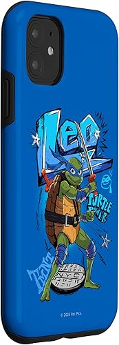 Miniatura 3 de iPhone 11 Teenage Mutant Ninja Turtles Mutant Mayhem Leo Turtle Power Case