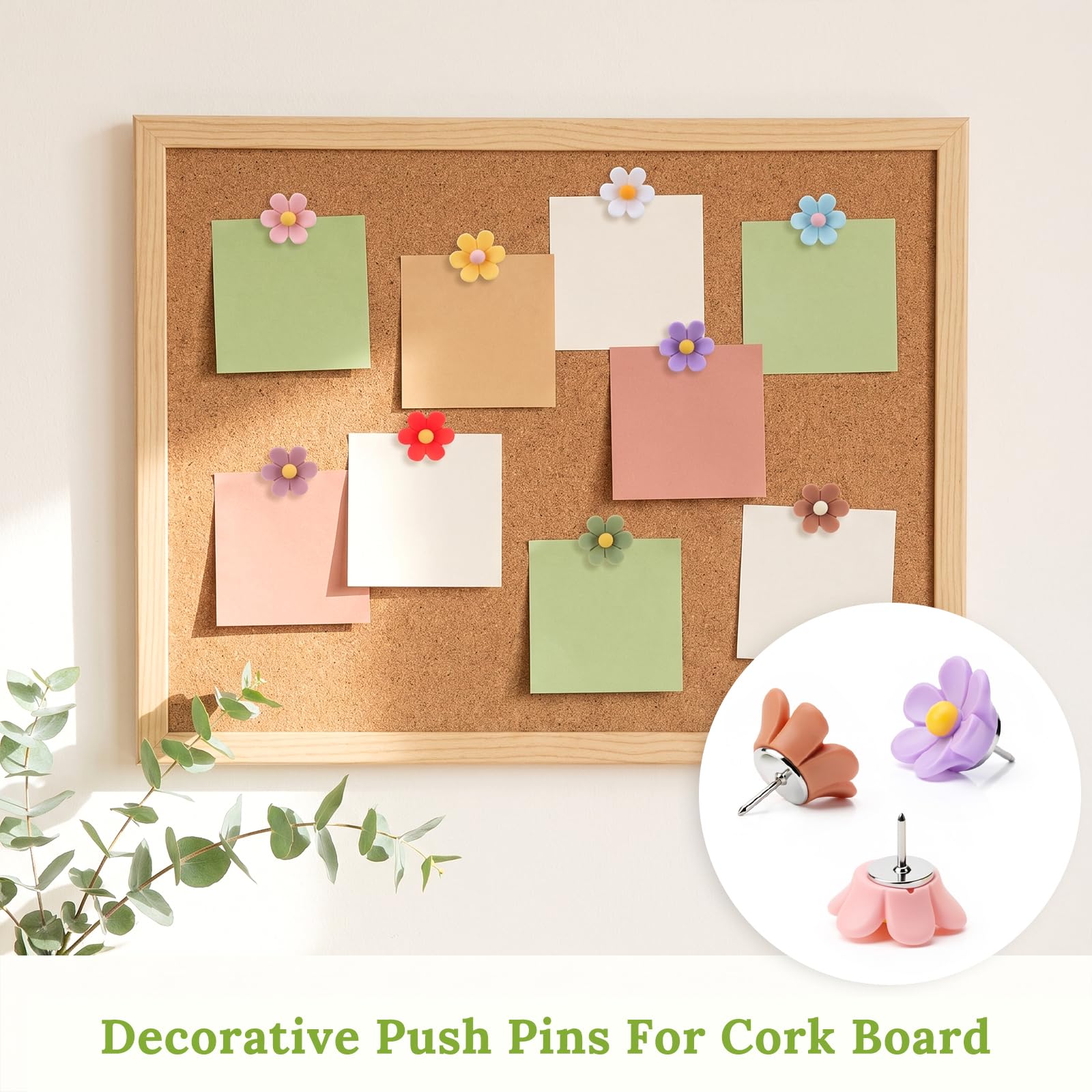150 puntine decorative per pollice, graziose puntine a forma di fiore per
