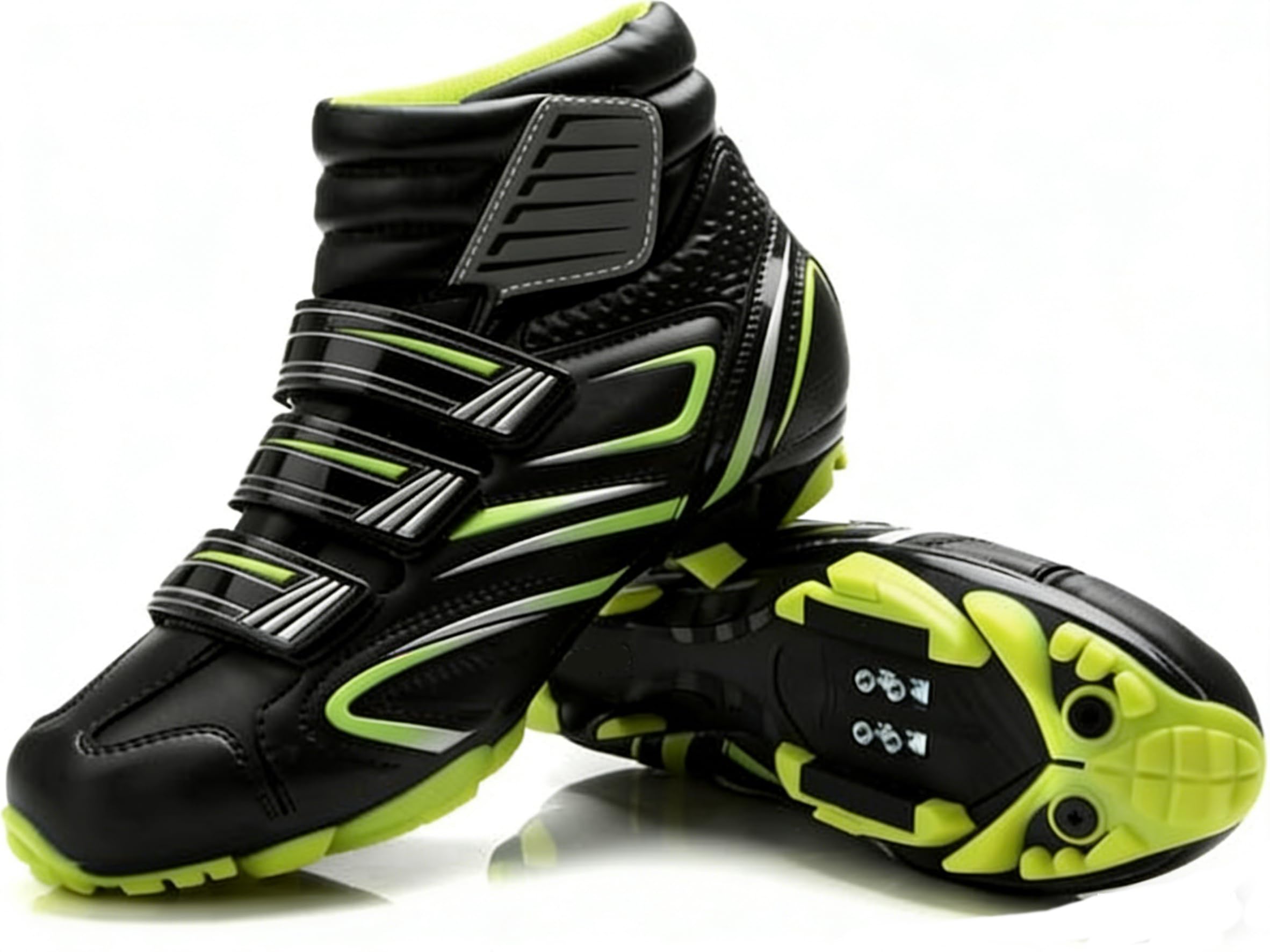 Zapatillas de Ciclismo MTB de Invierno Botas de montaña Hombre/Mujer Antideslizantes Impermeable SPD
