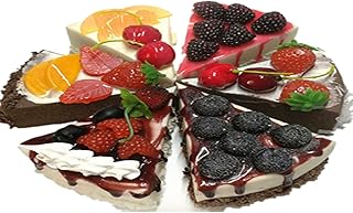 Elegantflower 食品 サンプル 詰め合わせ お菓子 おかし ケーキ 食品模型 6個セット ディスプレイ リアル 見本 食玩 展示 販促 グッズ ままごと お店屋さん