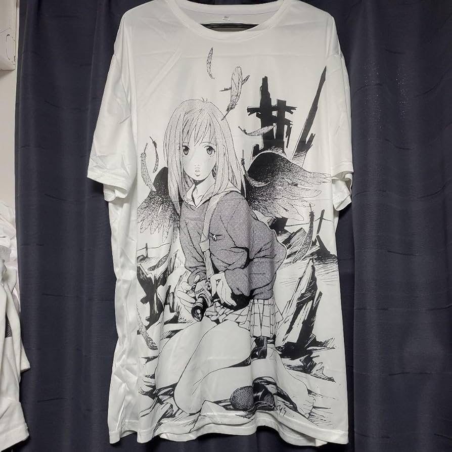 AX2017 フリクリ　FLCL Tシャツ XL ホワイト Amazon.co.jp: 海外公式 フリクリ Tシャツ XL 白 FLCL アニメT