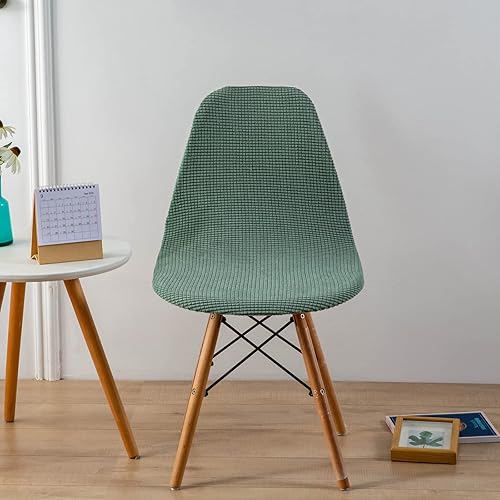 Miniatura 7 de HAOYONG Fundas para sillas de comedor modernas de mediados de siglo, funda para silla sin brazos, fundas elásticas para cocina, oficina, comedor y