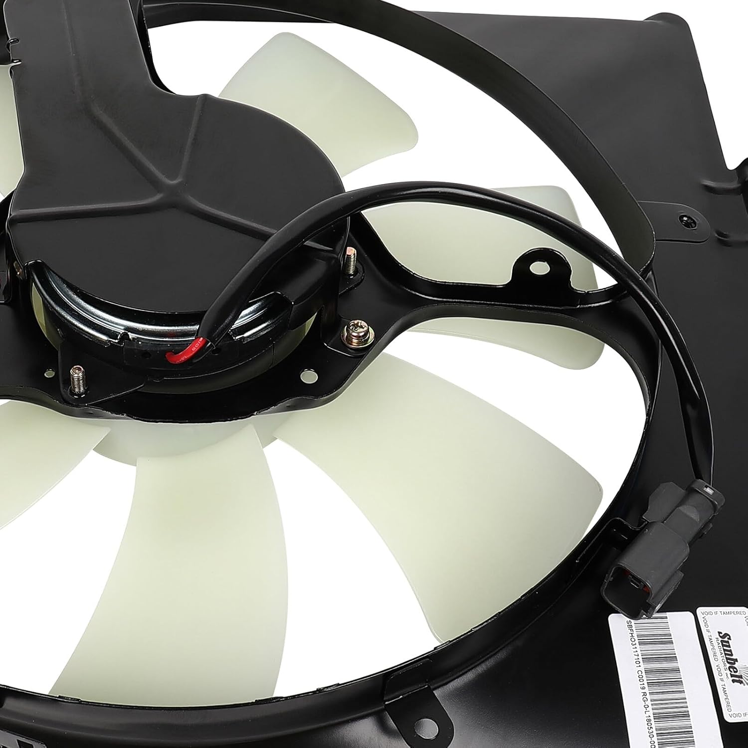 Replacement A/C Condenser Fan Assembly Radiator Cooling Fan Assembly Compatible for 2005-2010 for Honda for Odyssey 3.5L