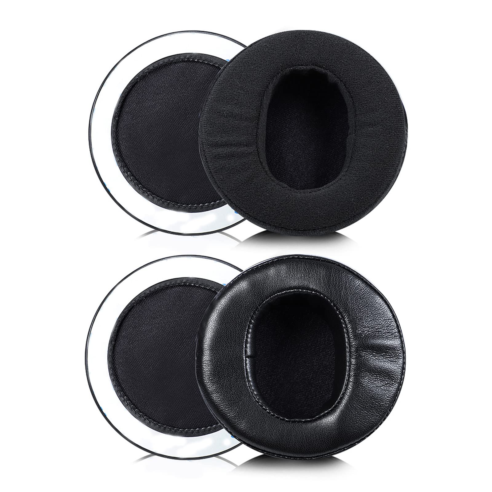 1 par de almohadillas de cojín de esponja para auriculares LCD 4 espuma suave almohadillas de espuma cómoda para auriculares