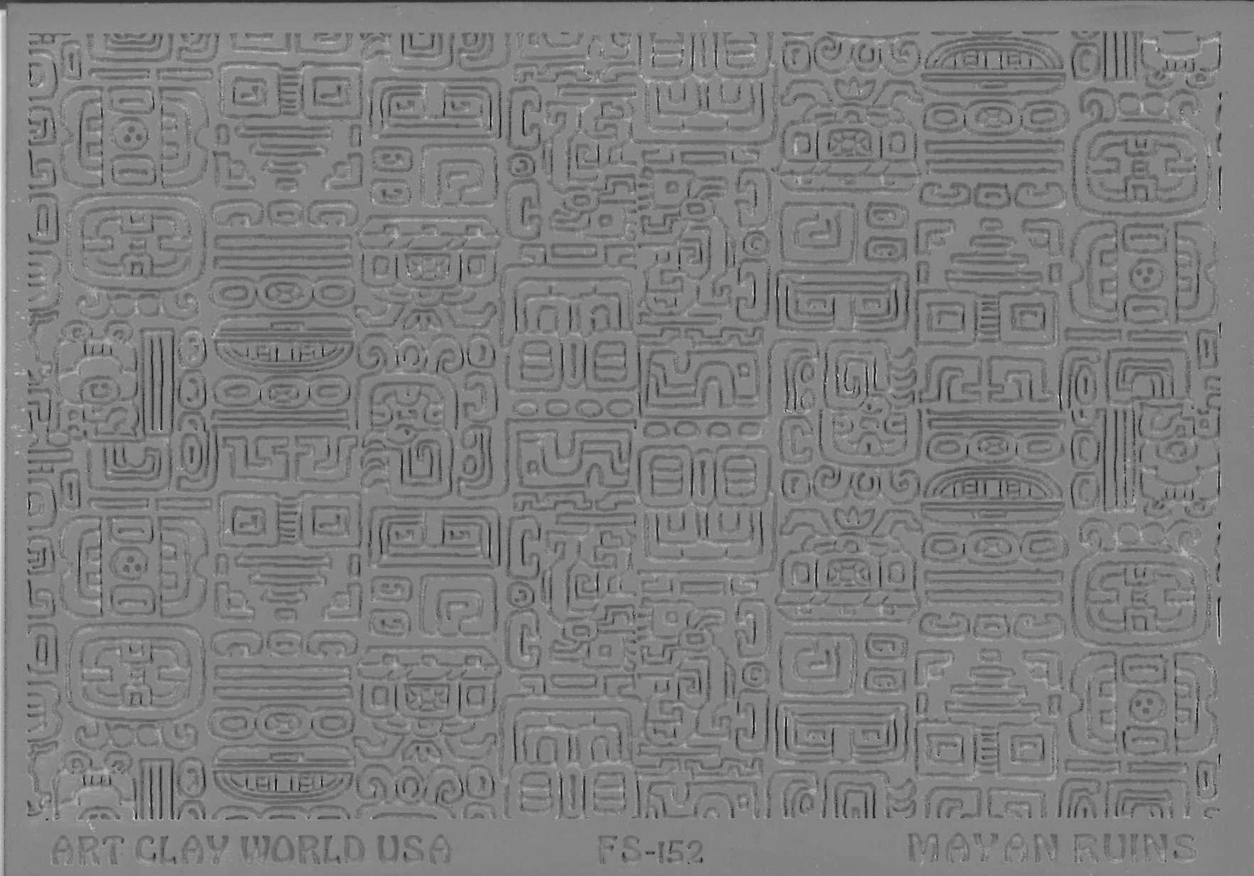 Flexistamps Texture Sheet Mayan Ruins Design - 1 Pc.