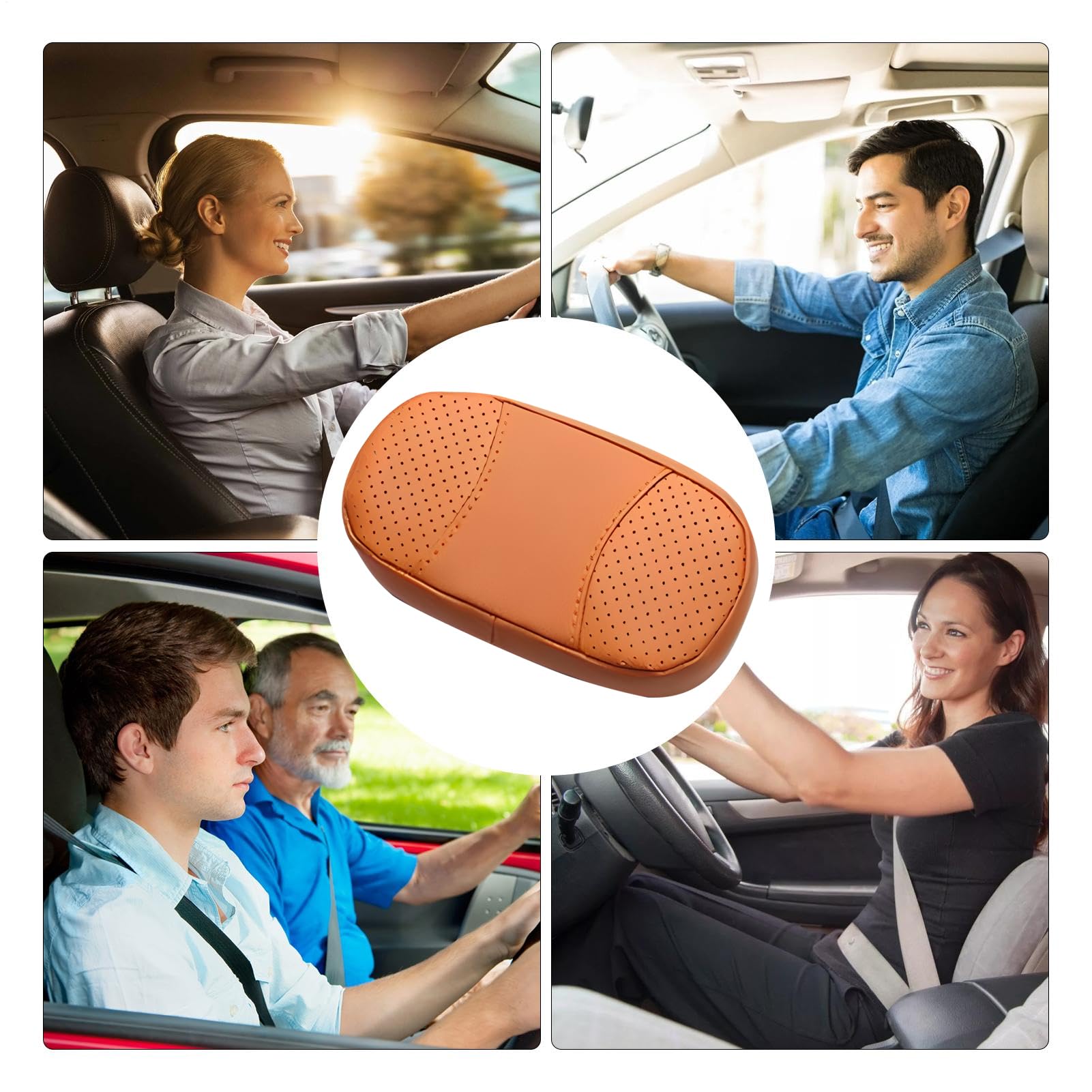 Cuscino Per Gambe E Ginocchia Auto Cuscino Laterale Interni Auto Consolle | Imbottiture Ginocchia Gambe Per Guida Donne Uomini, Universale Per Veicoli SUV Camion, Comfort Viaggi Lunghi Sost