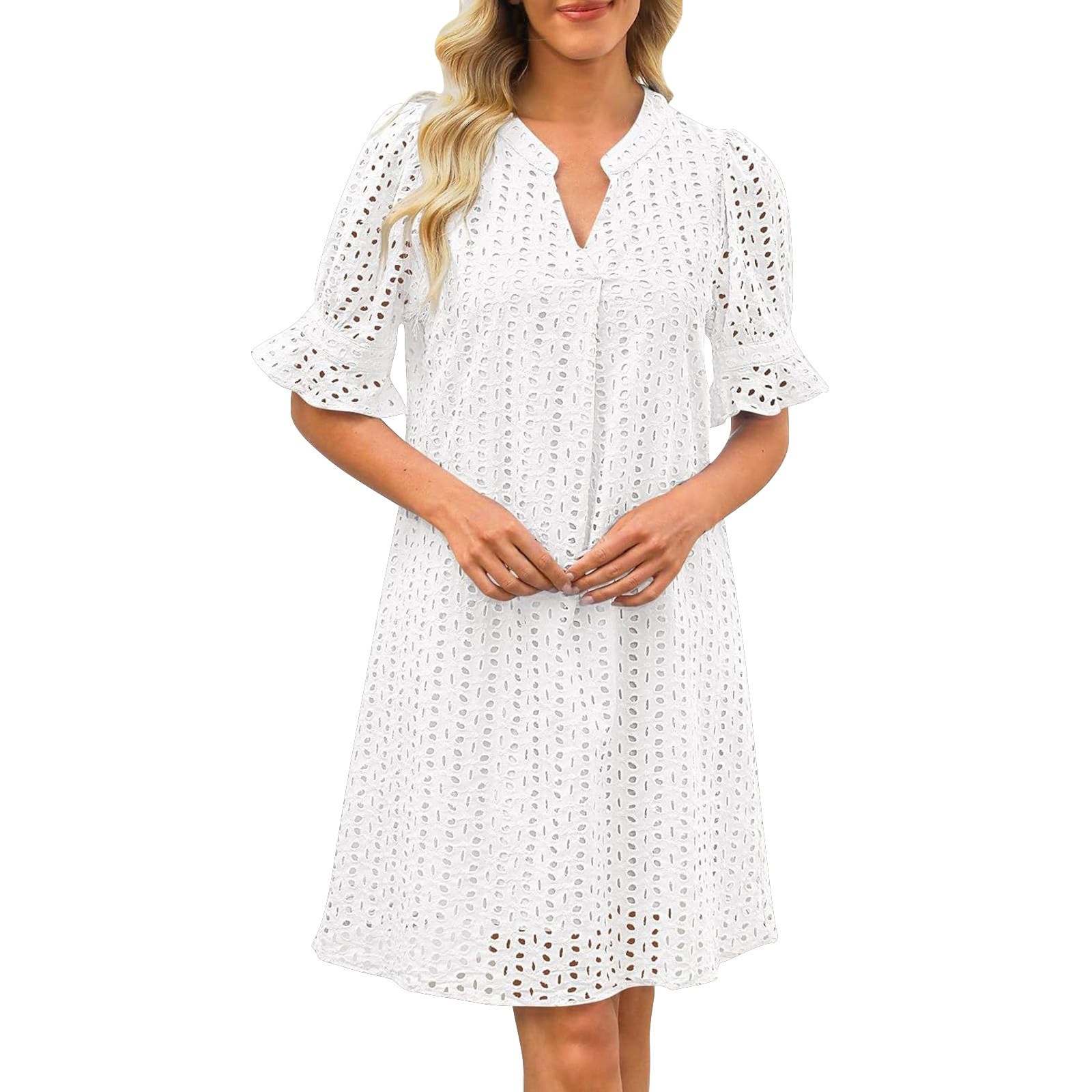 Robe de plage décontractée et fluide pour vos vacances - 7