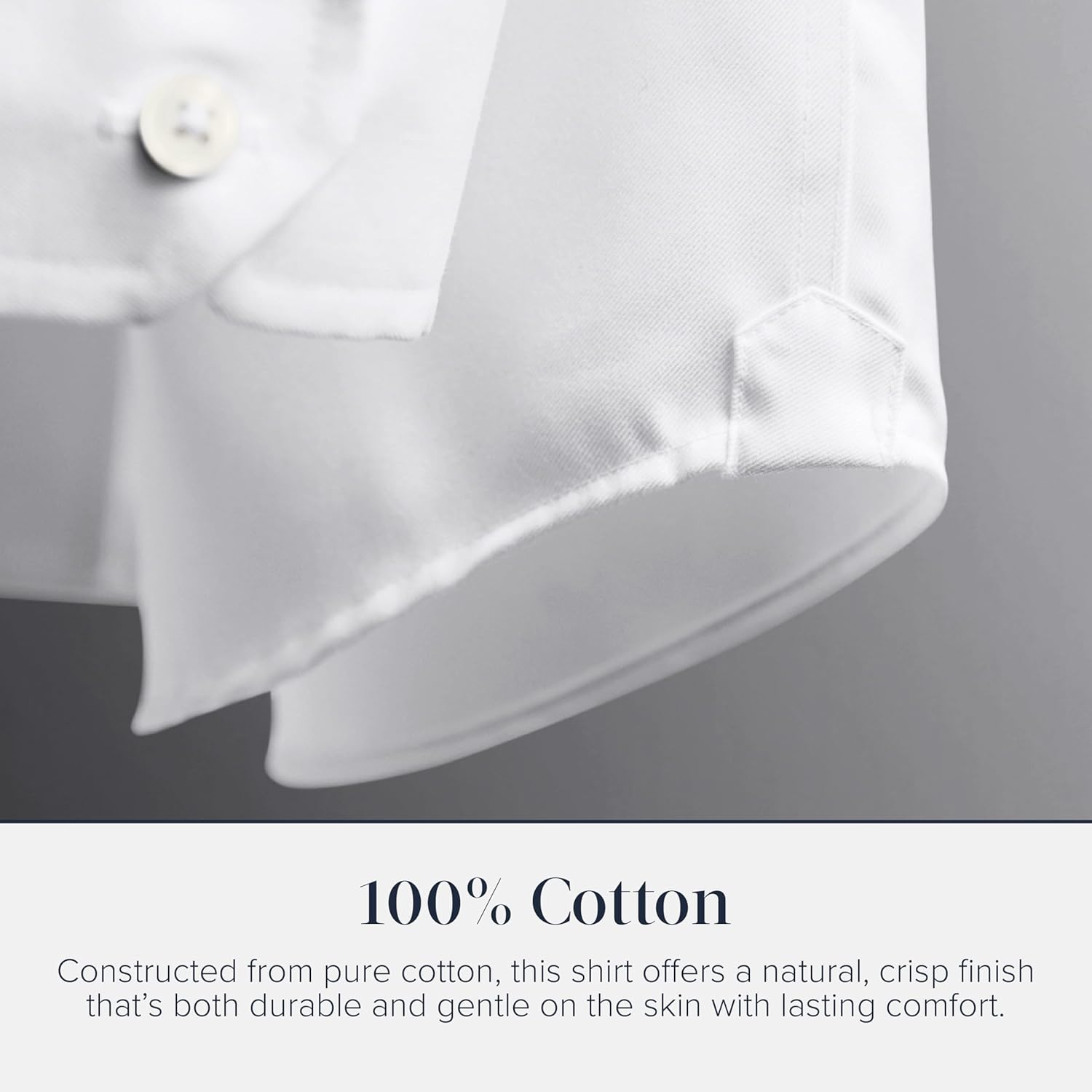 Jermyn Street Collection by Hawes and Curtis - Men’s White Oxford Dress Shirt – 100% Cotton, Regular Fit - Oxford Shirt - Image 3