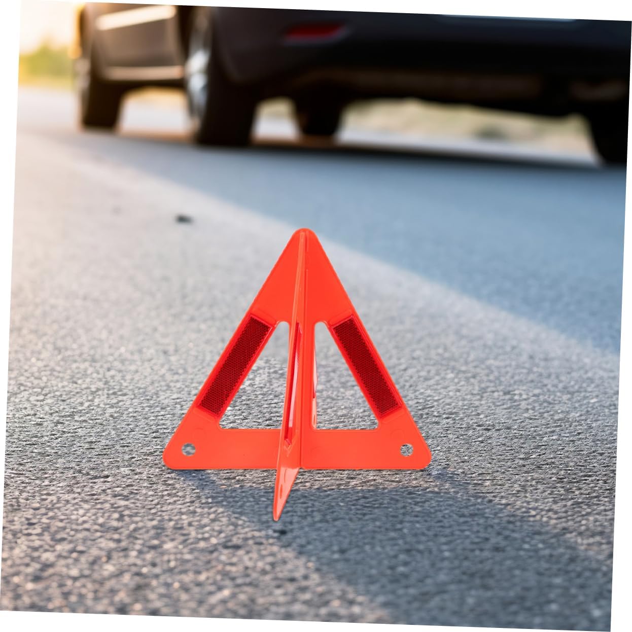 SOLUSTRE 5pcs Car Road Warning Triangle Reflective Sign Safety Kit for Vehicles Emergency Breakdown Multifunctional Reflective Safety Triangle