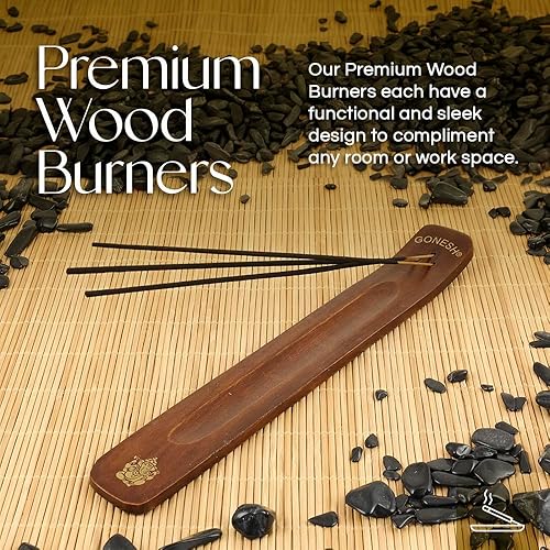 Miniatura 2 de Gonesh Incienso Quemador  diseño de incienso titular con barra tradicional  Aprox. 11inches, variedad de diseños