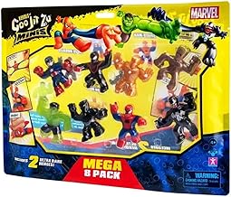 Heroes of Goo Jit Zu GOO JIT ZU Marvel Minis S4 8 Pack, Black