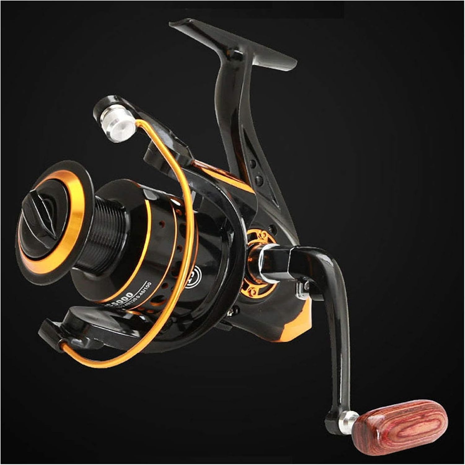 Fishing Reels Fishing Reel DC1000-7000 No Gap Metal Spool Max Drag 10KG Pike Spinning Reel High Speed 5.2:1 Reel Fishing Gear for Inshore Boat Rock Freshwater Saltwater