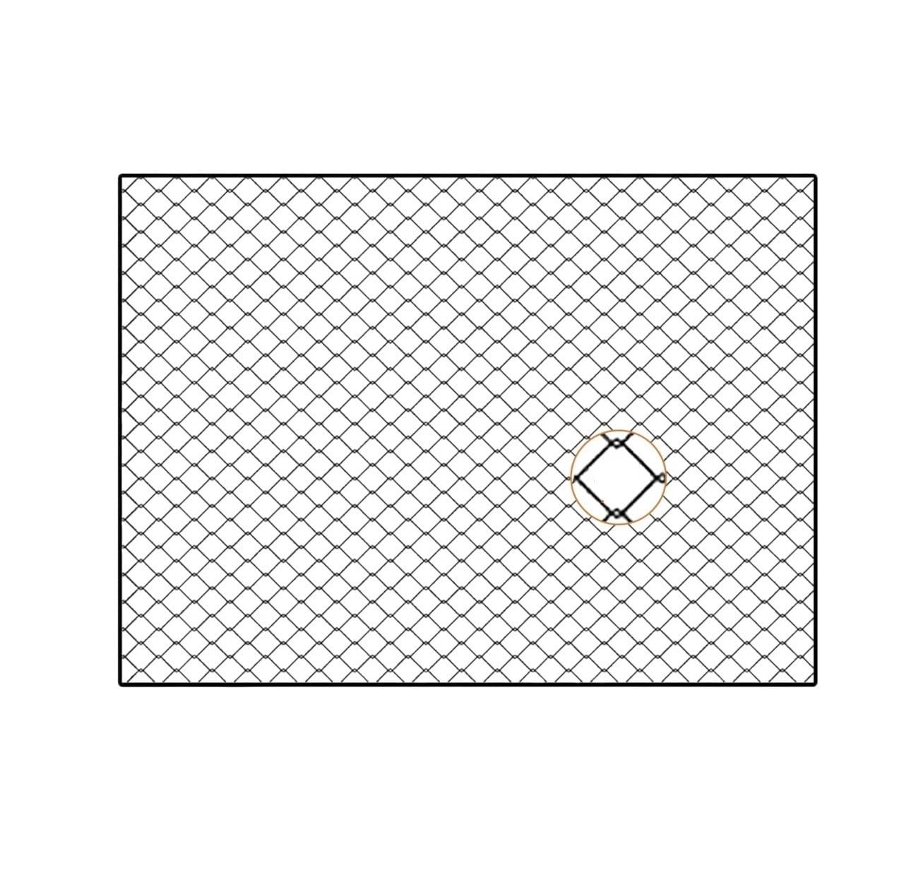 Rete for Gatti Rinforzata con Filo Metallico, Rete di Sicurezza anticaduta(3x8m)