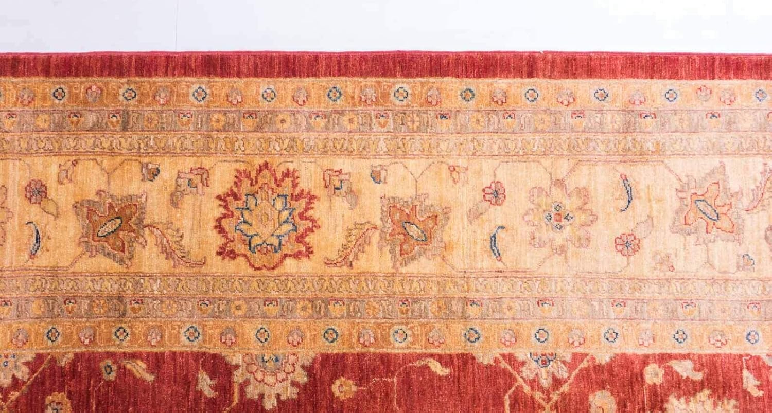 Top-Angebot: Afghan Ferahan Ziegler Luxury Rug Hand Knotted 250 x 350 cm Beige | Handgeknüpfter Orientteppich | Wien Österreich