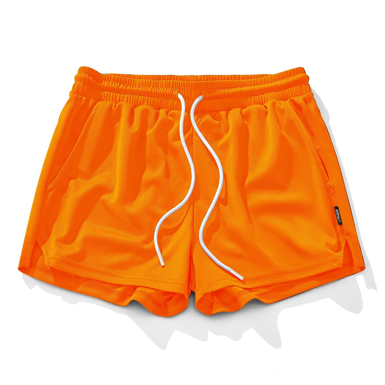 AIMPACT Mens Mesh Running Shorts 3 Inch Quick Dry Lightweight Gym Workout Athletic Shorts for Men with Pockets