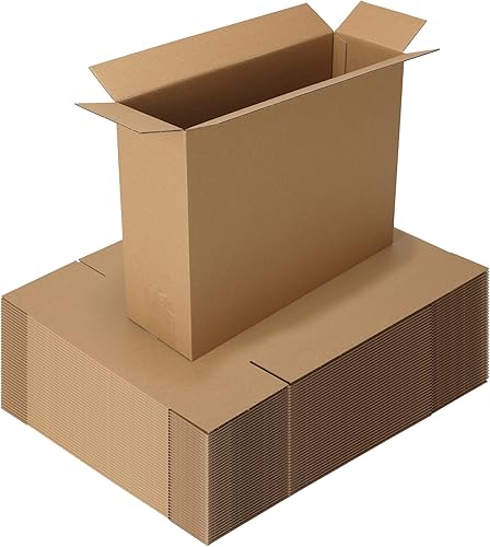 Miniatura 11 de CRUGLA Paquete de 40 cajas de envío de 8 x 6 x 4, cajas de cartón para pequeñas empresas, caja de correo corrugada a granel para embalaje