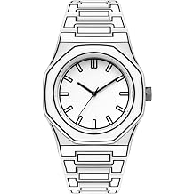 Mens 2D Cartoon Sketch Style Quartz Watch, Minimalist Anime-Inspired Wristwatch with Waterproof Design for Casual & Business Wear