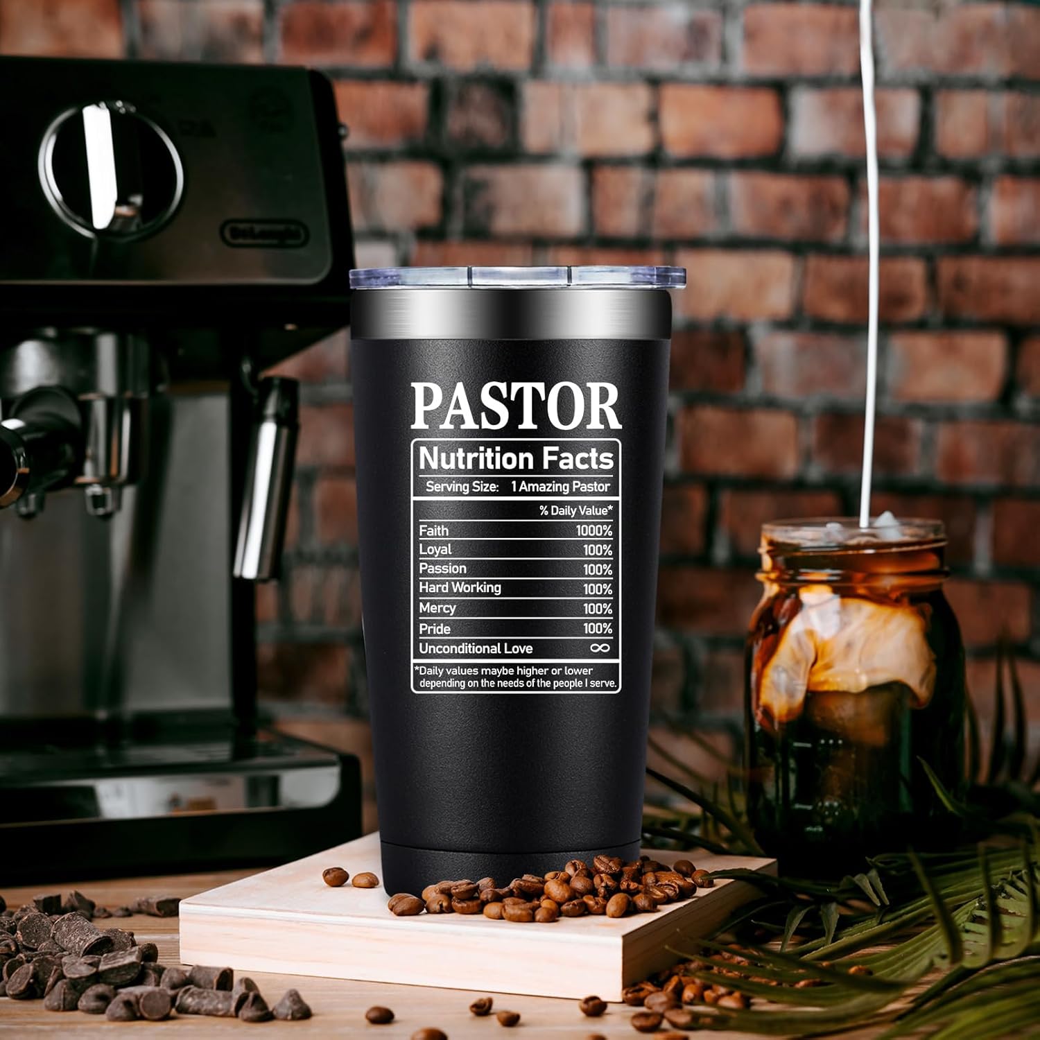 Pastor Gifts for Men - Pastor Christmas Appreciation Gifts - Thank You, Religious, Christian Gift for Pastors - 20oz Tumbler - Image 4