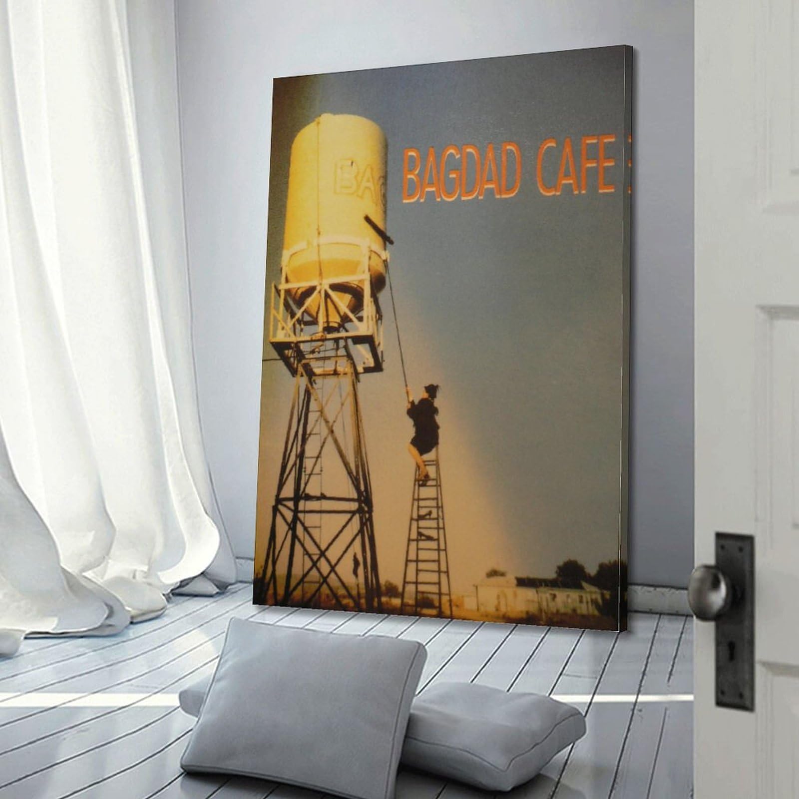 バグダッド・カフェ　USオリジナル映画ポスター Amazon.co.jp: バグダッドカフェの映画ポスター ポスター装飾