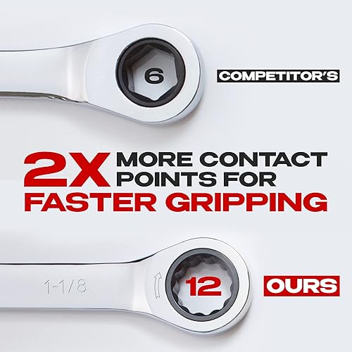 Miniatura 73 de Jaeger - Llave de trinquete Tightspot de 53/64 de pulgada, con precisión y acero pulido endurecido para proyectos en espacios reducidos Juego