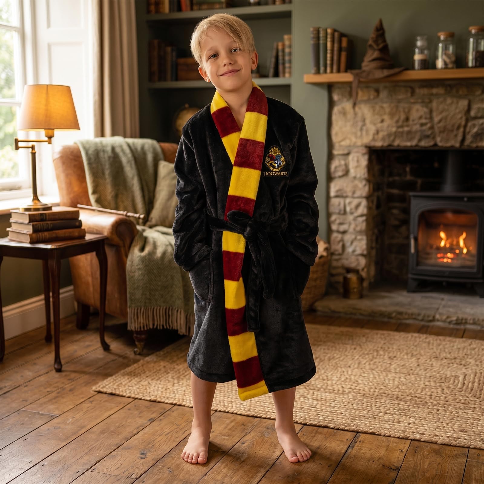 Wizarding World Harry Potter Peignoir De Bain Enfant - Cape Bebe 122-152 | bathrobe pour garçon