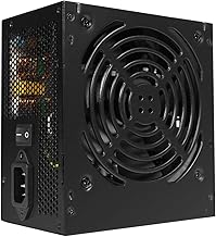JUSTOP Fortitude 750W Power Supply, 80 Plus, Semi Modular ATX PSU, 120MM Thermally Controlled Quiet Fan, Active PFC, 8x SATA, 4x 6+2 Pin PCI-E, ATX 8-Pin 12V (750W Mod)