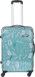 Luggero Film Classic Light-Weight Durable Polycarbonate Hello Green Unisex Hard Luggage | Large 71cm | 8 Smooth Spinner TP...