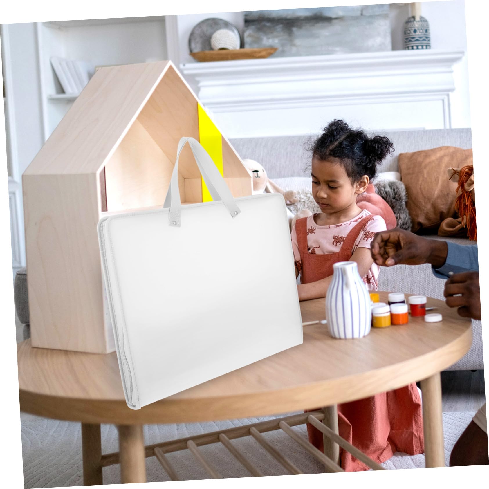 DOITOOL Tragbare Prüfungspapiertasche aus Wasserdichtem Pp mit Multifunktionalem Design Handliche Kunsttasche für Büro und Schule zum Sicheren Aufbewahren von Dokumenten